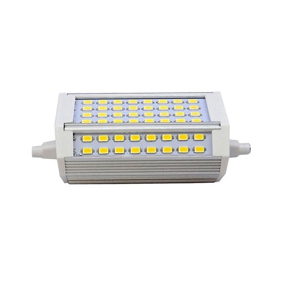 RZL Éclairage, Lot de 2 ampoules LED R7S AC85-265V 118MM 30W 3000LM 64-SMD5730 R7S Lampe d'éclairage extérieur(Warm White)