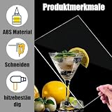 3 przezroczyste płyty akrylowe, 30 x 42 x 0,2 cm, płyty ze szkła akrylowego, grubość 2 mm, przezroczysta płyta z tworzywa sztucznego, do cięcia płyt z tworzywa sztucznego, do malowania zdjęć