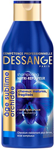 Dessange - Shampoo “Age Sublime Orchidée”, nutriente-ridensificante per capelli maturi e fragili, 250 ml