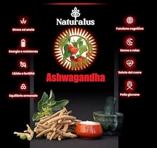 Abbassare Cortisolo Integratore Ashwagandha 180 Compresse Ksm 66 abbassa il cortisolo, blocker memoria e concentrazione