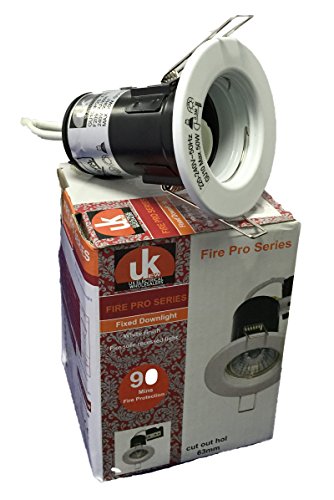 UKEWu00ae Feu Blanc GU10u00a0plafond Downlight