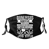 I Am A Dialysis Nurse Bandana Scarf Adult Washable Cloth Face Mask Reusable and Adjustable Face...