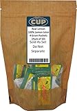 Real Lemon 100% Lemon Juice 4 Gram Packets (Pack of 50)
