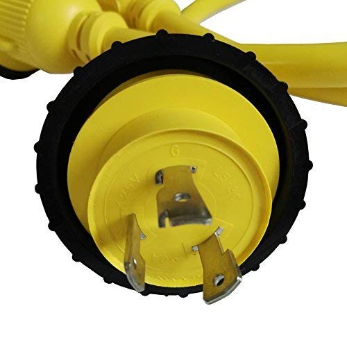 Parkworld 692040 Splitter, Marine 30 Amp Shore Power L5-30P Male Plug To (2) L5-30R Female Connector #TOP1