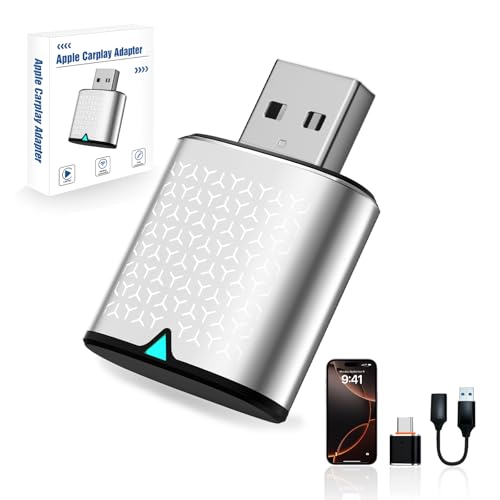 keeolve Wireless Carplay Adapter for iPhone, Bluetooth Car Play Dongle by keeolve - Used condition - US$22.12