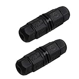 ▲ Conexión de cable tipo tornillo, fácil de conectar, fácil instalación, sin desconectar el sistema de cable de plástico, simplemente quite el conector resistente al agua en ambos extremos