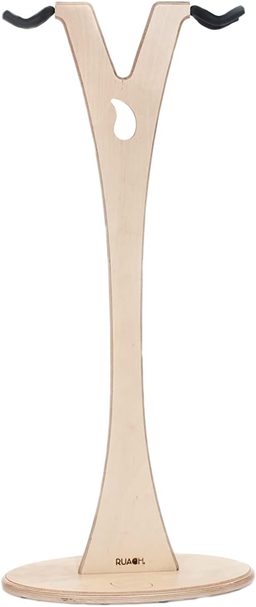 Ruach GS-1 Dual Acoustic and Electric Wooden Guitar Stand - Birch