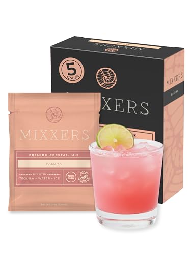 Mixxers Paloma Premium Cocktail Mix Packets, Easy On the Go
