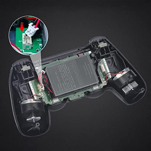OSTENT 1000mAh 3.65V 3.7Wh Rechargeable Li-ion Battery Pack Replacement for Sony PS4 Original CUH-ZCT1 Series Bluetooth Wireless Dual Shock Controller First Generation Old Version Big Connector by OSTENT - Used condition - Image 8