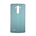 LG Leather Replacement Battery Rear Back Door Cover Case For LG G4, H815, H811, H810, VS986, VS999, US991, F500, LS991 - SkyBlue / MintBlue