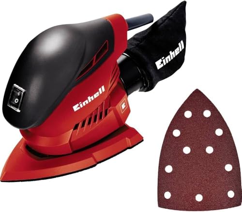 Einhell Ponceuse multifonctions TH-OS 1016 (100 W, Surface de ponçage : 104 cm2) Livré avec une...