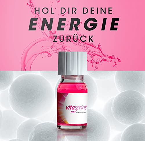 Vitamin B12 Vitasprint Trinkfläschchen, 30 Stück zur Energieunterstützung