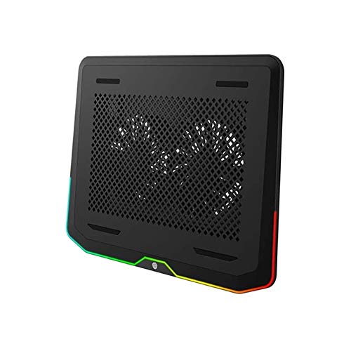 Base de enfriamiento para laptop con luces y doble ventilador miniatura 1