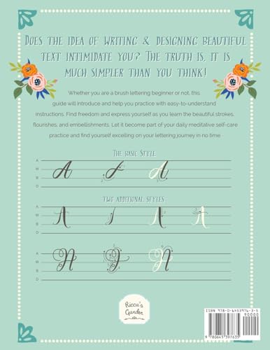 The Lettering Workbook for Small Tip Brush Pen: A Simple Guide to Hand Lettering and Modern Calligraphy - Image 2