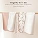 Konssy 2 Pack Waterproof Muslin Cotton Portable Changing Pad 30