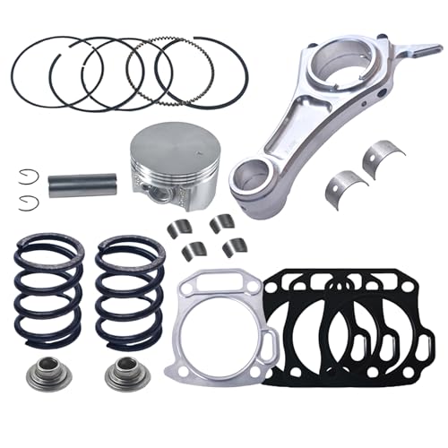 Billet Rod（3.308）With 70mm Flat Top Piston Kit for the Harbor Freight Predator 212cc Hemi and Non-Hemi versions Engine