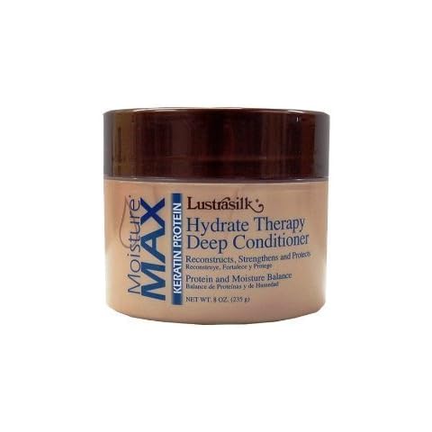 Lustrasilk Moisture Max Keratin Protein Hydrate Therapy Deep Conditioner 8oz Cover