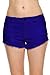 2LUV Women's Distressed Denim Shorts W/ Faux Leather Cross Patches
