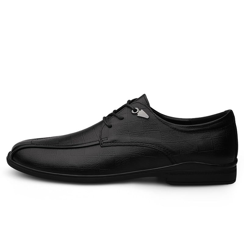 Mens Pointed Toe Tuxedo Shoes Men's Fashion Classic Lace Up Low Top Leather Dress Shoes Business Office Wedding Formal Modern Oxfords for Men3