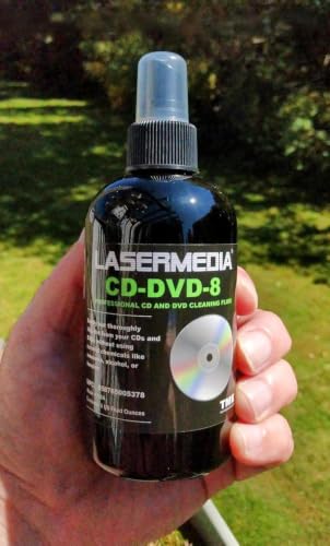 TME CD DVD Cleaning Solution Fluid 8oz