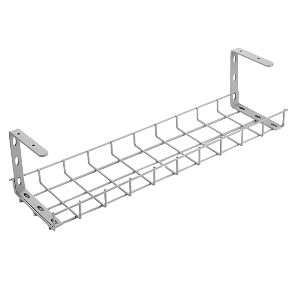 Buy TOPBATHY Under Desk Cable Management Tray Metal Wire Cable Tray