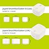joyami Arrocera Pequeña Rice Cooker Inteligente - Arrocera Electrica 1.6 L 3.5 Tazas Antiadherente Olla 6 Cuencos, XiaoMi Control Mediante App, para 1-3 Personas Mantener el Calor Modo Preseleccionado #4