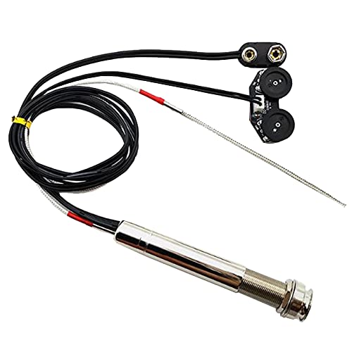 Guitar Part for Active Guitar Pickup with Soft Tone Volume Knobs 9V for Acoustic Folk Classical Guitars