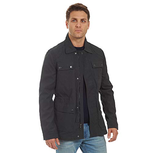 Image of mens Set in Sleeve Zip Front Field Jacket