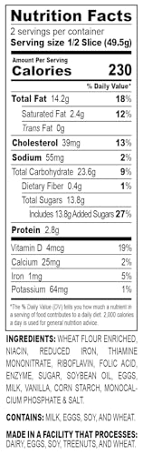 Image of Nadel - NATURALLY DELICIOUS POUND CAKE SLICES (8 Pack) Sweet Breads & Cakes, Back to School lunch snack, breakfast bar