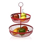 Versa 15619953 Frutero azul dos alturas, Steel, Rojo