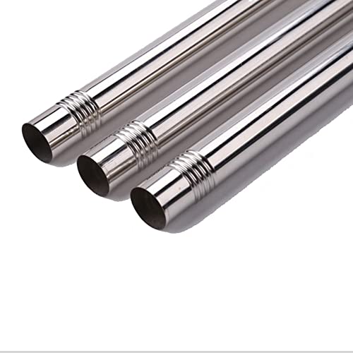 1.2m 4 sections poteau d'extension de rouleau de peinture poteau de tige propre télescopique en acier inoxydable pour rouleau de peinture