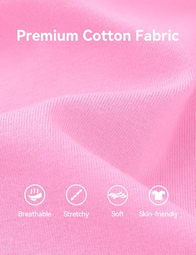 Image of KEREDA Girls Long Sleeve Shirts Cotton T-Shirts Basic Tees for Kids Tops