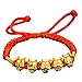 Produktbild Mascot Five Fortunes Goldene Kuh Rote Schnur Armband 2021 Chinesische Ochse Neujahr Tradition Sternzeichen Glücksbringer Armbänder Bettelarmbänder