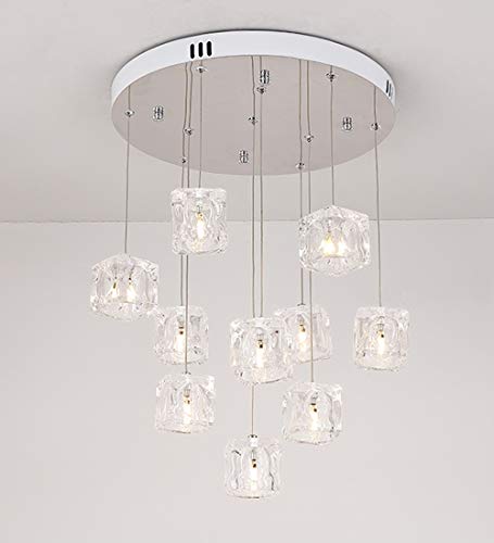 Lustre en cristal moderne suspension LED créative pour bar - 3