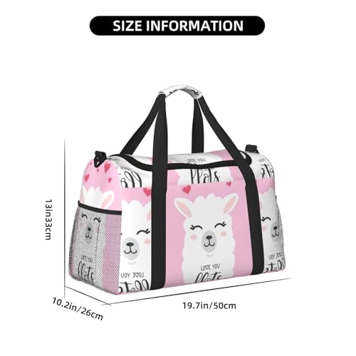 Bolsa de viaje grande e impermeable con divertido diseño de camello 4