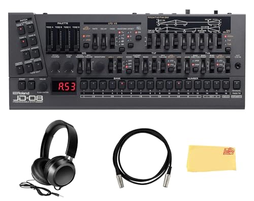 Roland JD-08 Sound Module Programmable Synthesizer Bundle