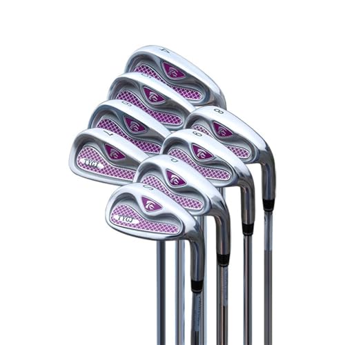 Conjunto de Hierro de Golf para Hombre Premium para Hombre #4-9 P/S, Eje de Acero de Grafito para tiros precisos, Palo Derecho Duradero para un Rendimiento y Control mejorados en el Campo