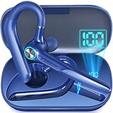 Eumspo Bluetooth Headset Wireless Earpiece with 400mAh