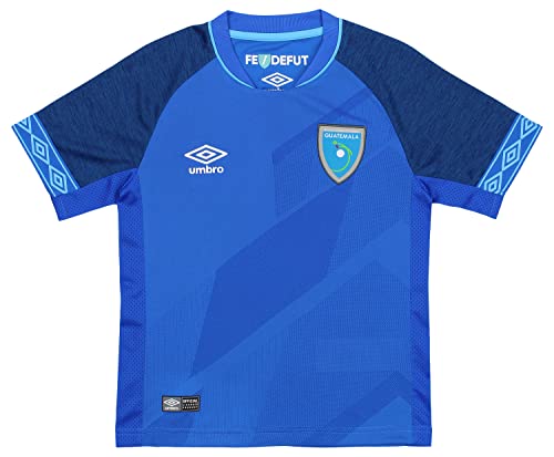 Umbro Boys' Youth (8-18) Guatemala National Team 19/20 Away Replica Jersey, TW Royal Medium 10-12