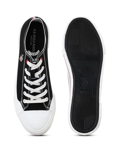 Image of U.S. Polo Assn. Men's Shoe |Drew 2.0|Black Stylish Casual Sneaker