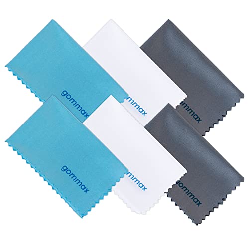 6 Pack 6" X 7" Microfiber Cleaning Cloth for Lens,