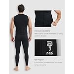 Lemorecn Mens Wetsuit Top Premium Neoprene 3mm Zipper Wetsuit Vest - Image 4
