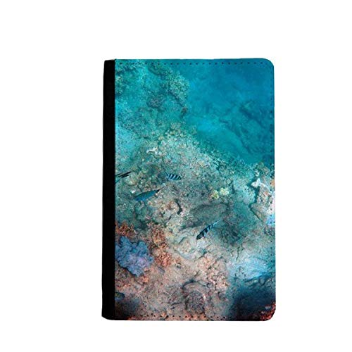 Étui portefeuille de voyage poissons avec porte-cartes et protection billets
