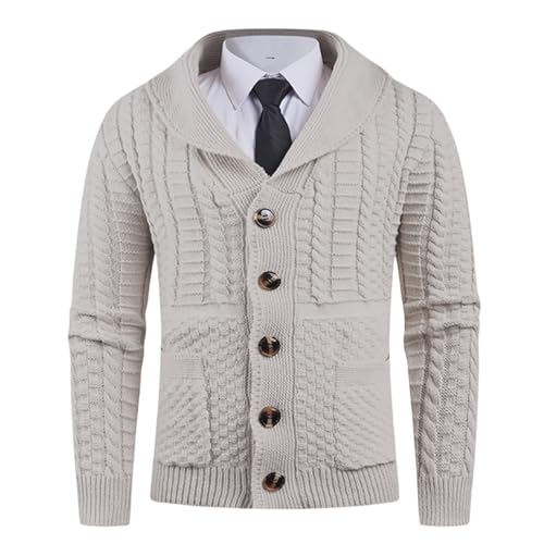 Jerseys invierno hombre de punto contra el frío informal
