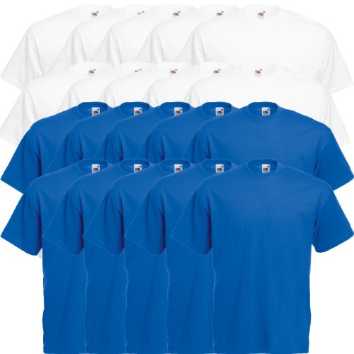 T-Shirt Homme Fruit of the Loom F140 coton col rond vêtement basique