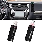 CPWUFIYD Car Lip Balm Holder - Strong Adhesive Upright Insulated for Car Lipstick Chapstick Holder Women Car Interior Accessories for Car Vent Side Center Console Steering Wheel Below（2 Pack）