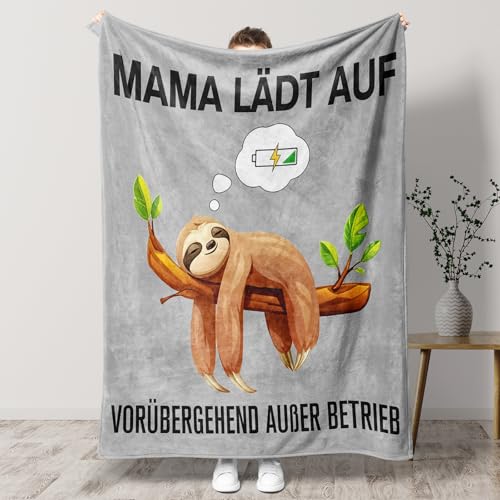 CadeauJoie Muttertagsgeschenke für Mama, Kuscheldecke Geschenke für Mama, Geburtstagsgeschenk für Frauen, Geschenk Mutter Frau zum Muttertag Geburtstag Weihnachten