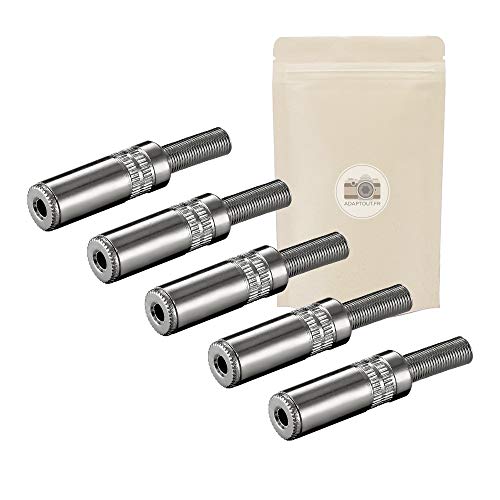 Adaptout 5x Presa jack femmina minijack 3,5mm da saldare - connettore mini jack stereo marca francese