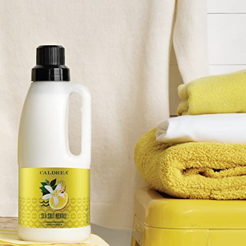 Caldrea Liquid Fabric Softener, Plant Derived, Helps Remove Static And Wrinkles, Sea Salt Neroli Scent, 32 Oz #TOP4