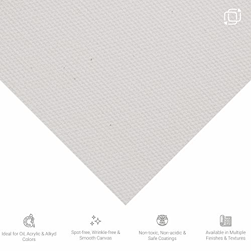 Scholar Art Artist Series 10 Oz (440 GSM) Medium Grain Primed Cotton ...